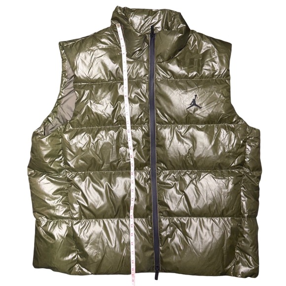 Nike Air Jordan 2XL Flight Therma-Fit Vest Down-Fill FV7273-222 NWT $165 - Picture 8 of 9